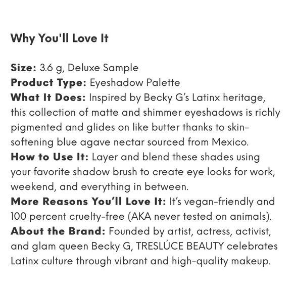 TRESLÚCE BEAUTY Resilient Alma Eyeshadow Quad - Picture 2 of 2